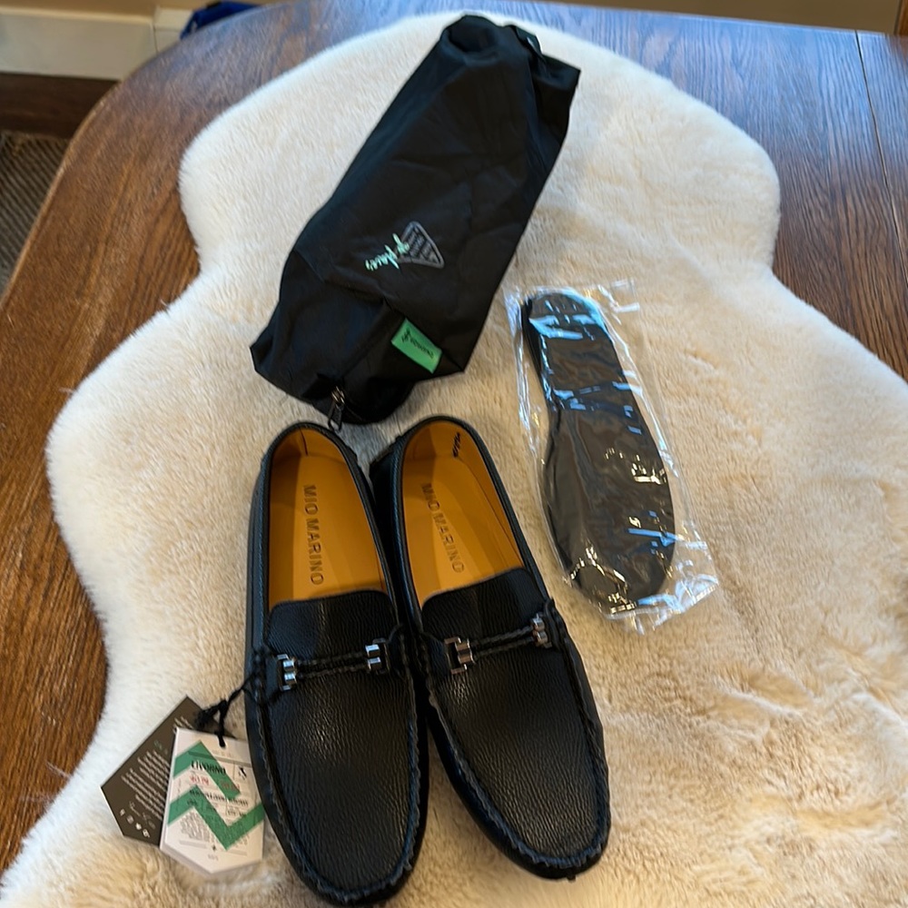 New with bag and insoles Mio Marino loafers for men